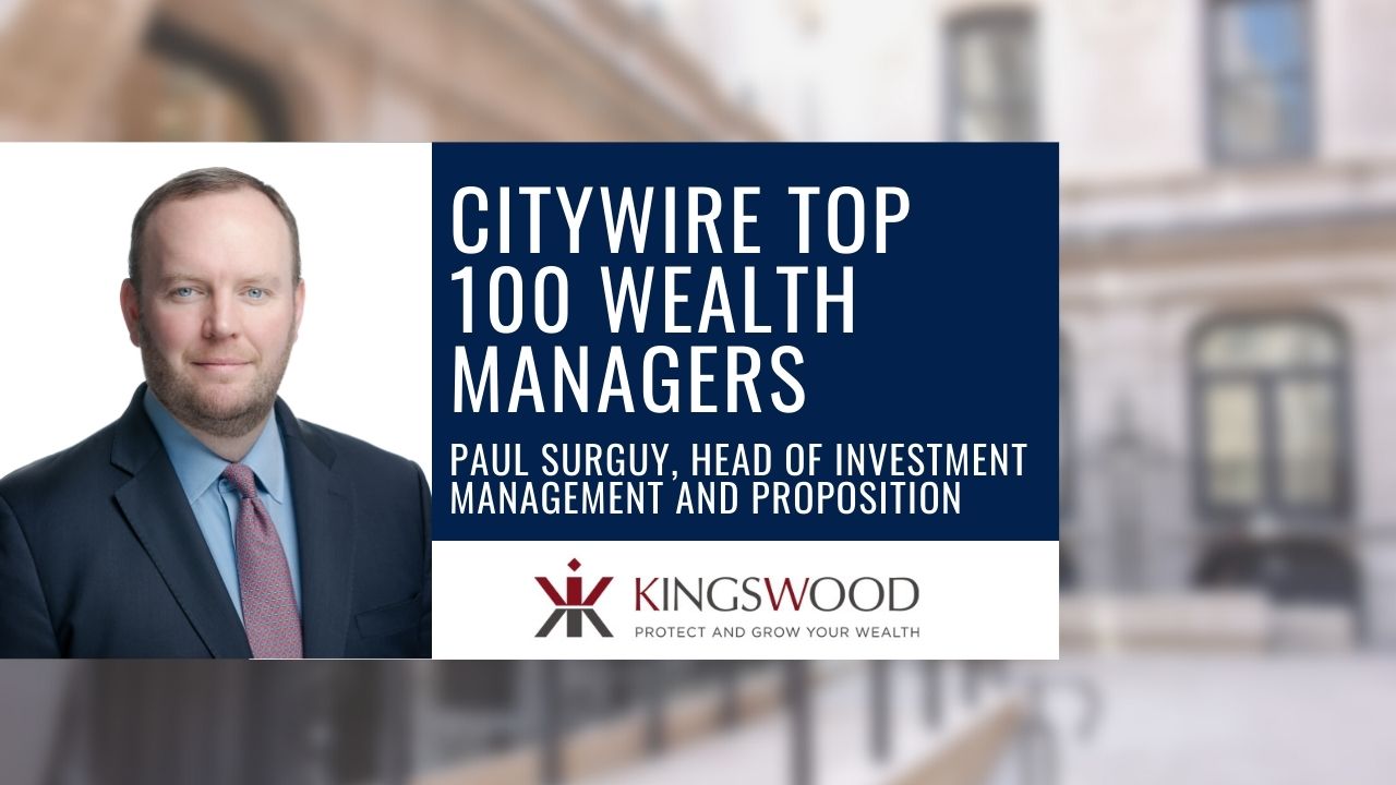 Paul Surguy Citywire Wealth Manager Top 100 2021 Kingswood Advice 
