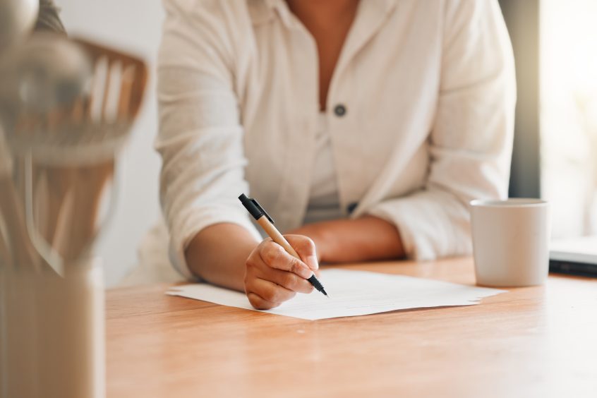 woman-checking-equity-release-documents